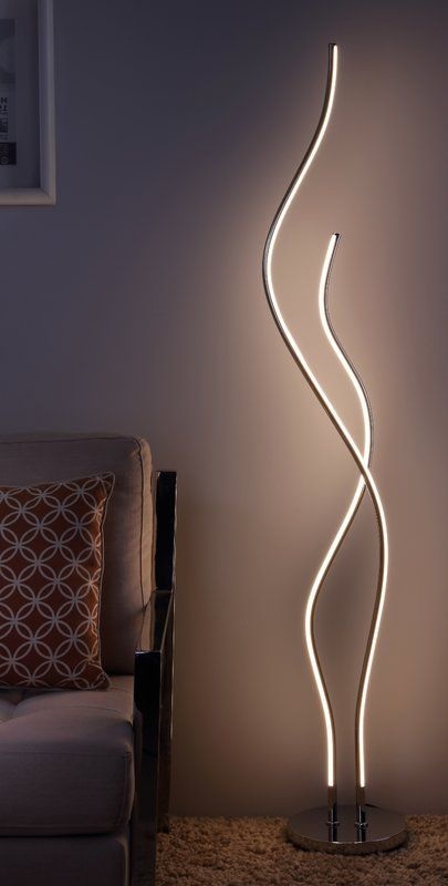 Curved Twisted Lamp Closet