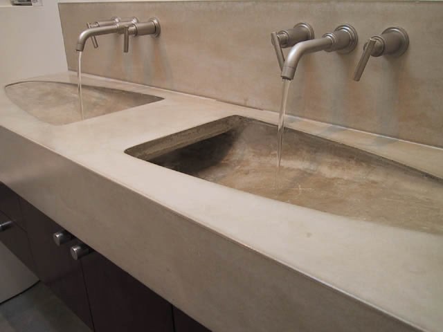 Elliptical Concrete Sink Elliptical Concrete Sink