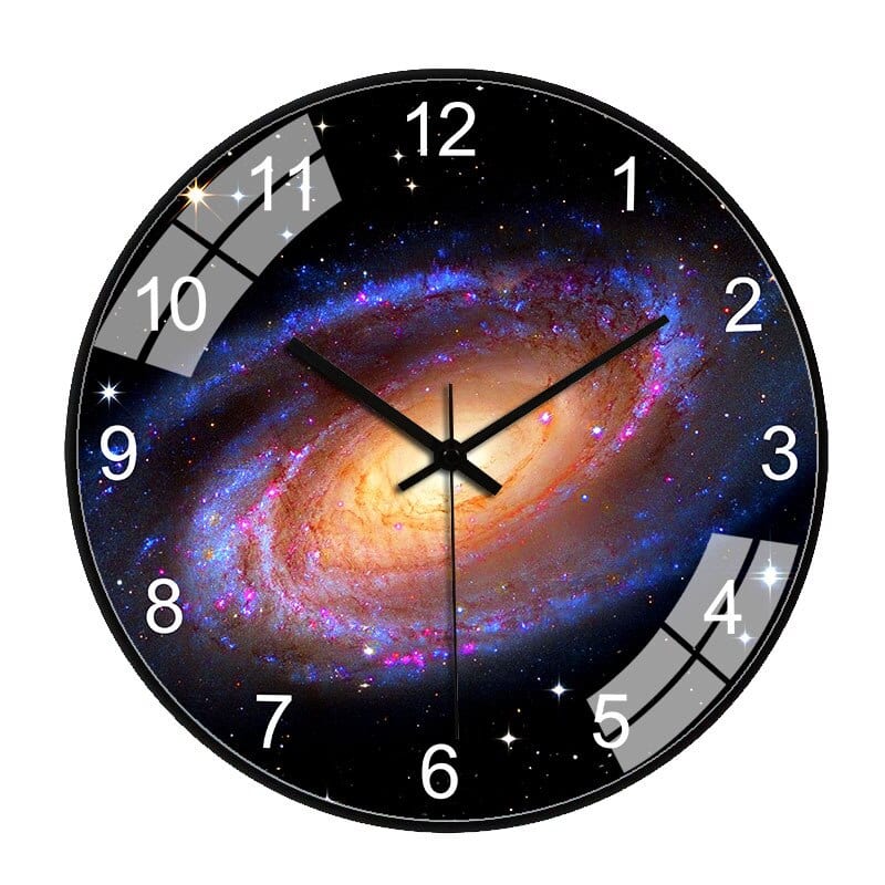 Galaxy nebula wall clock Galaxy nebula wall clock