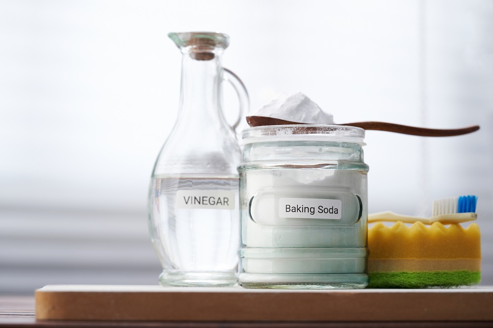 Grout Cleaning Solution Made of Vinegar, Baking Soda & Water Grout Cleaning Solution Made of Vinegar, Baking Soda & Water