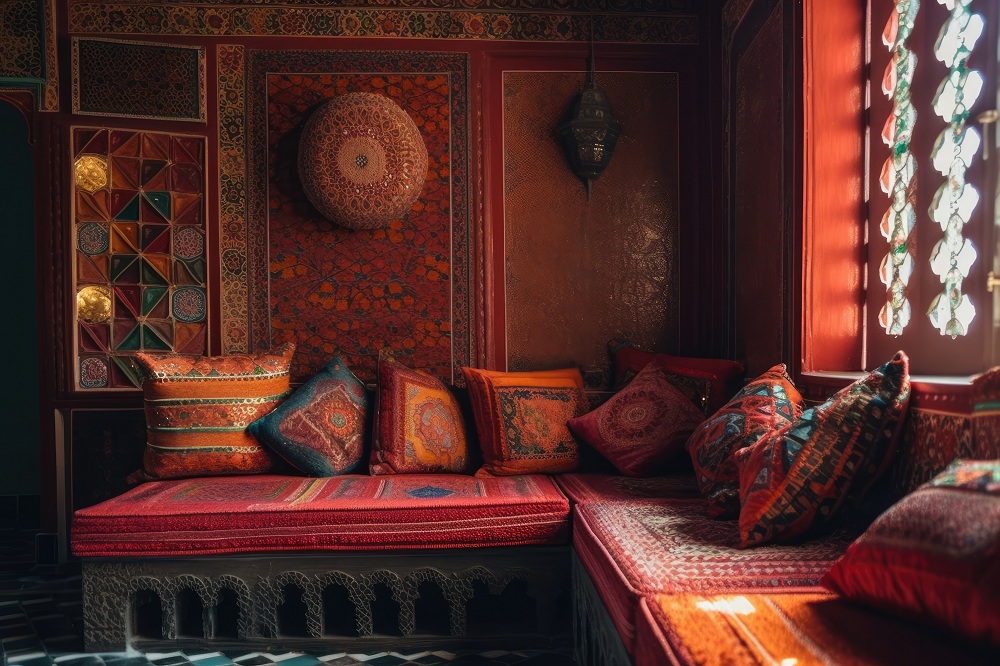 Red Arabic Interiors Red Arabic Interiors