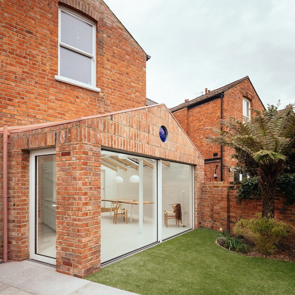 Salvaged brick extension house of London Salvaged brick extension house of London
