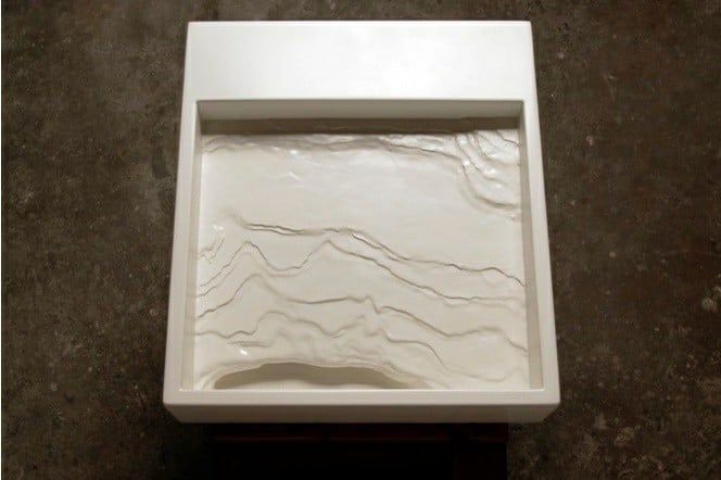 Sculptural Concrete Sink Sculptural Concrete Sink