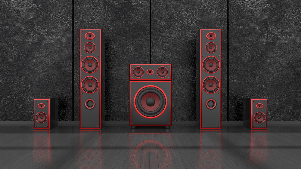 Speakers for home theatre system