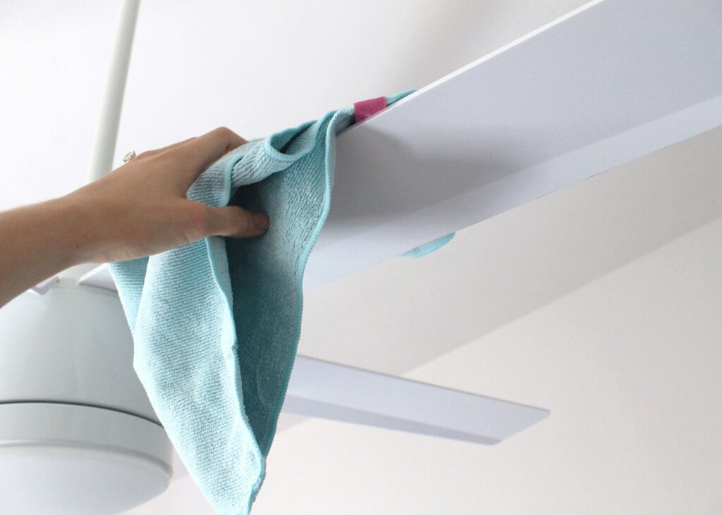 Cleaning Ceiling Fan Cleaning Ceiling Fan