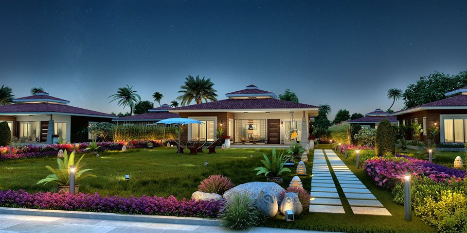 A Single storeyed House with a Beautiful Garden in Front