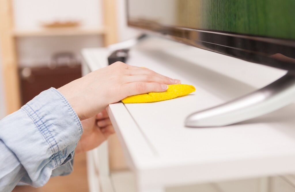 Cleaning Behind the Appliances