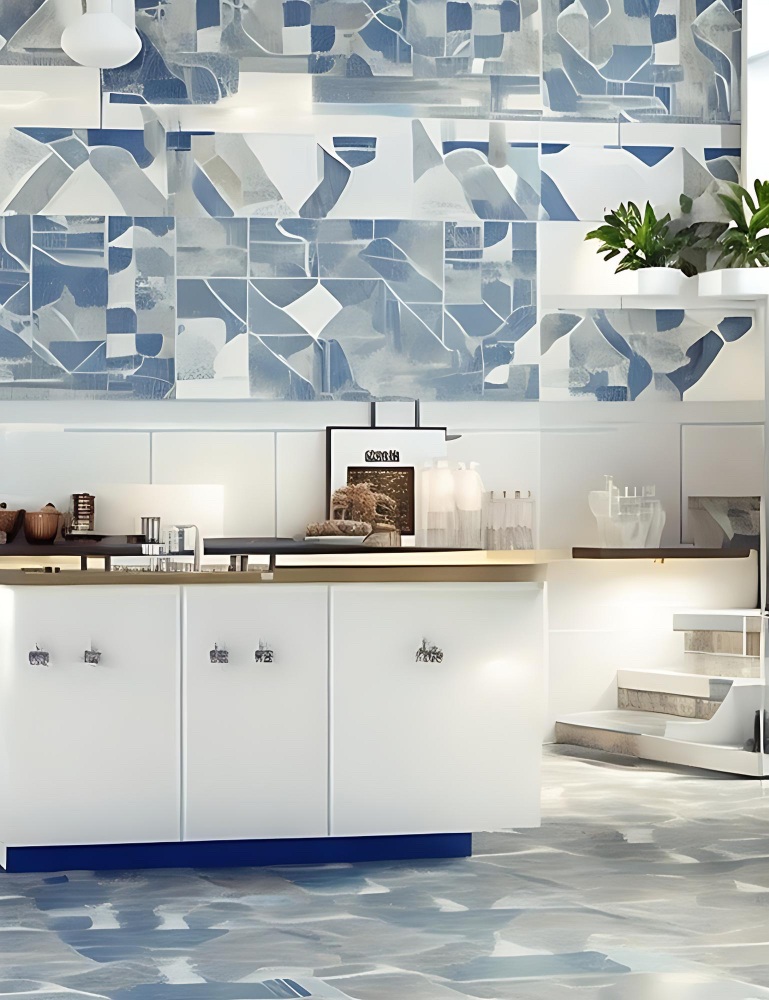 Digitally Coordinated Kitchen Wall Tiles Digitally Coordinated Kitchen Wall Tiles