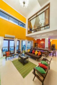 Fusion styled living room