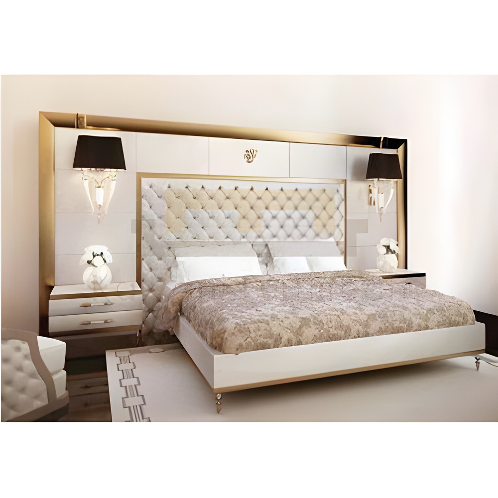Traditional Styled White Bed