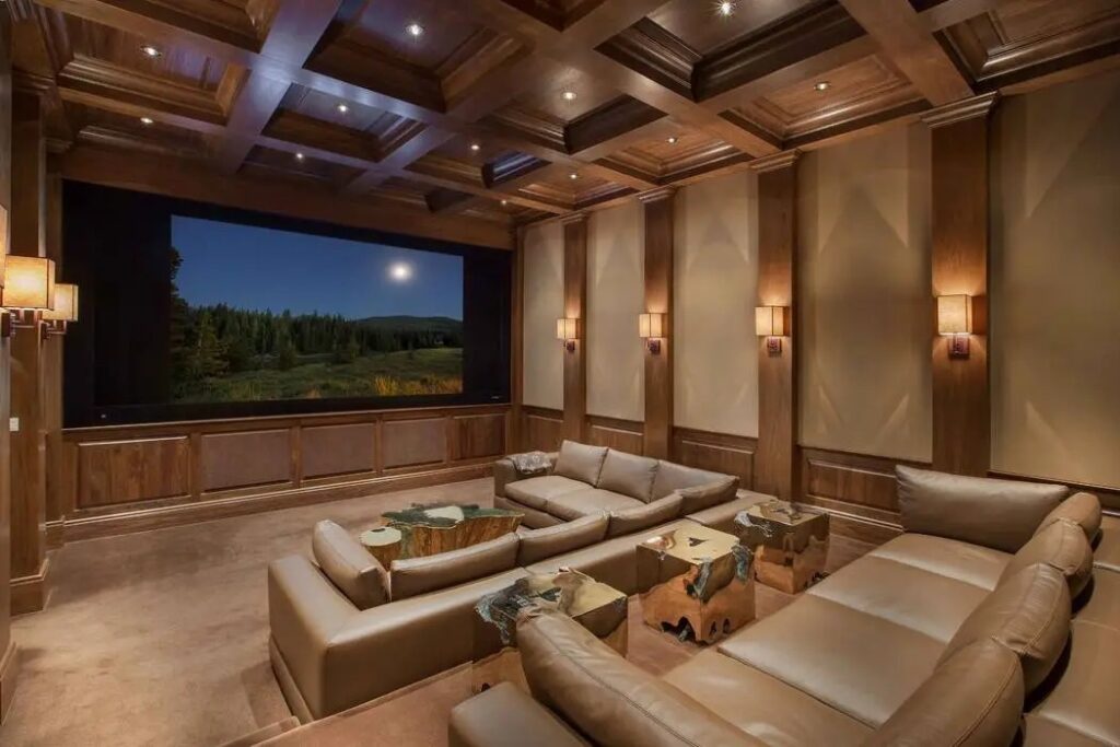 Cinema in Steve Wynn Mansion