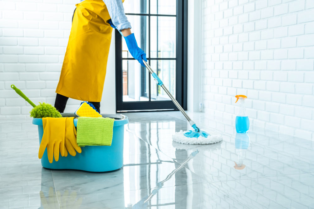 Floor Cleaning using Mop