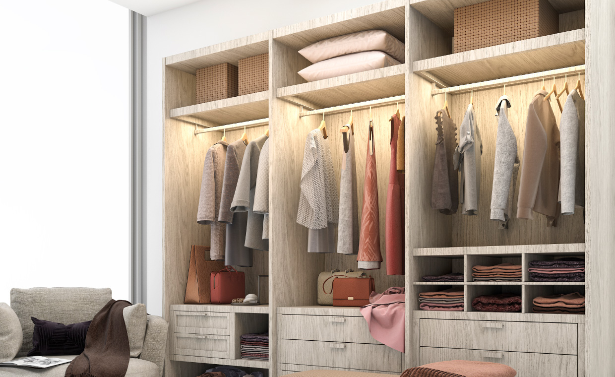 Space-Saving Ideas for Wardrobe
