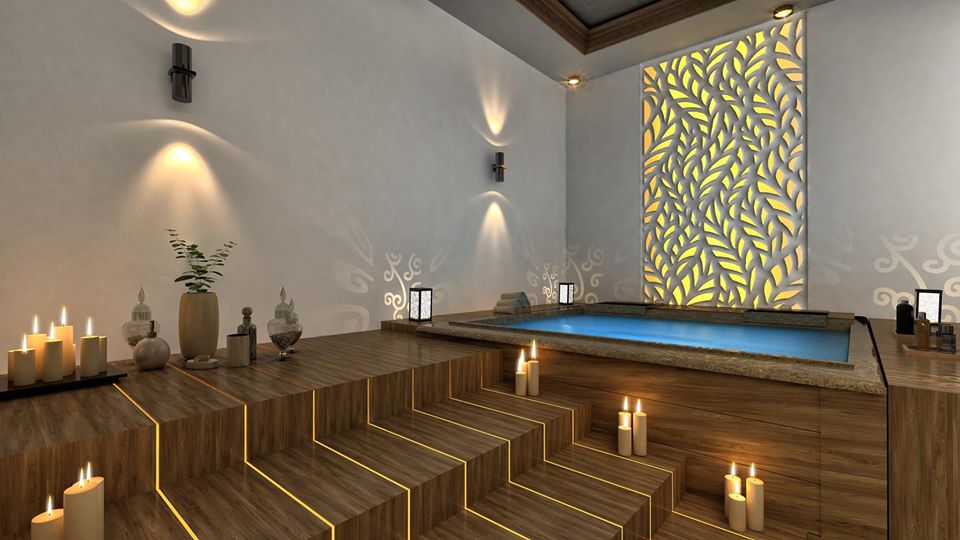 Wooden Finished Luxurious Bathroom