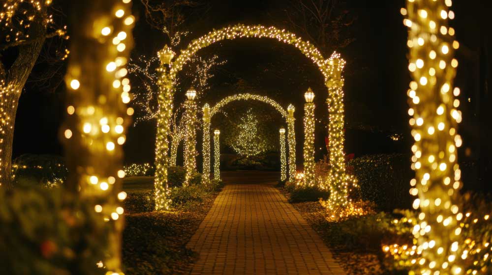 Arched Entryway - Outdoor Diwali Decor