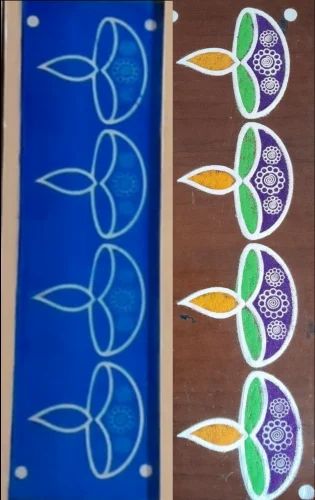 Border Rangoli Designs for Diwali