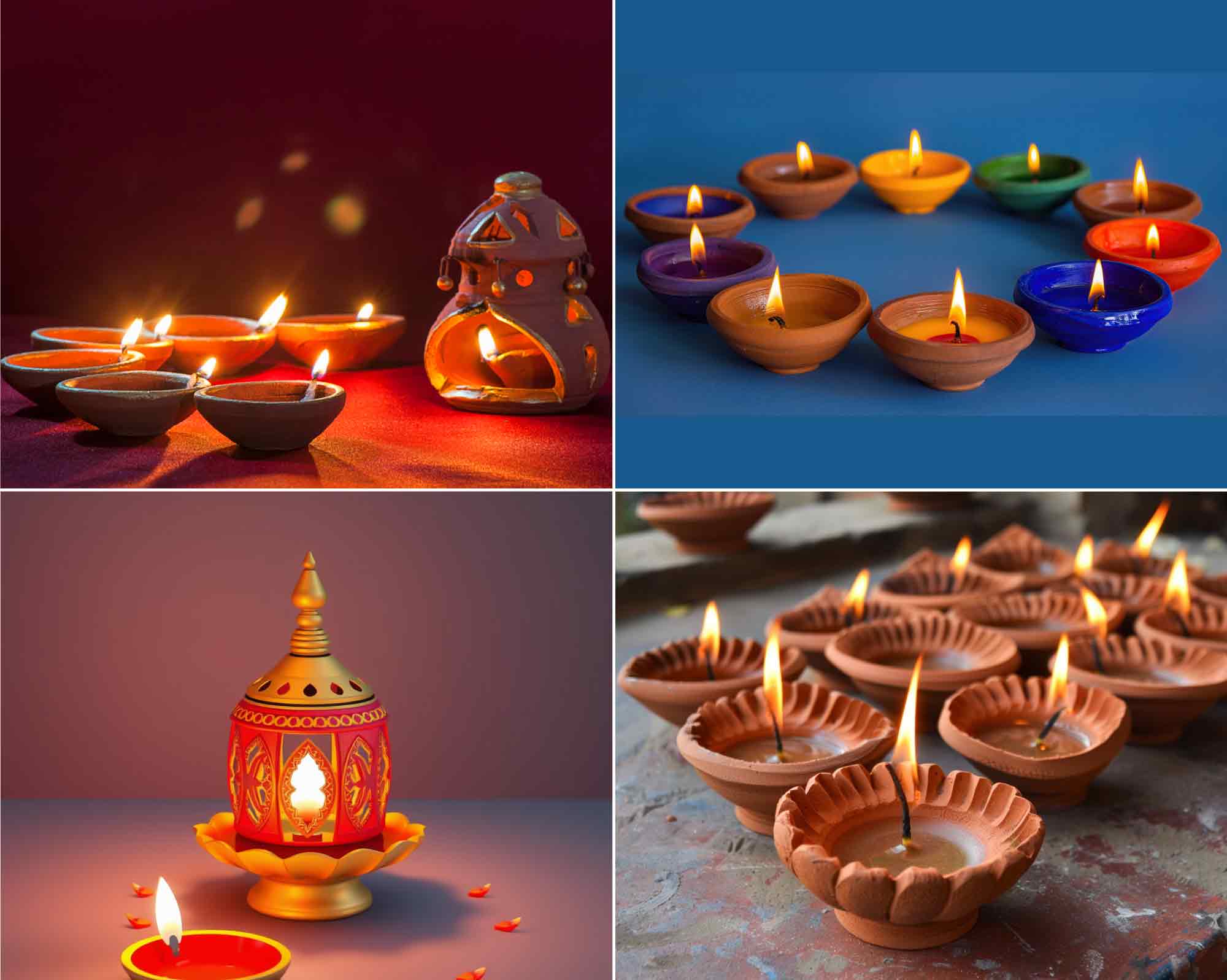 Clay lamps lighting option for your Diwali
