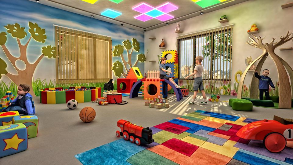 Colourful and Vibrant Children's Play Area