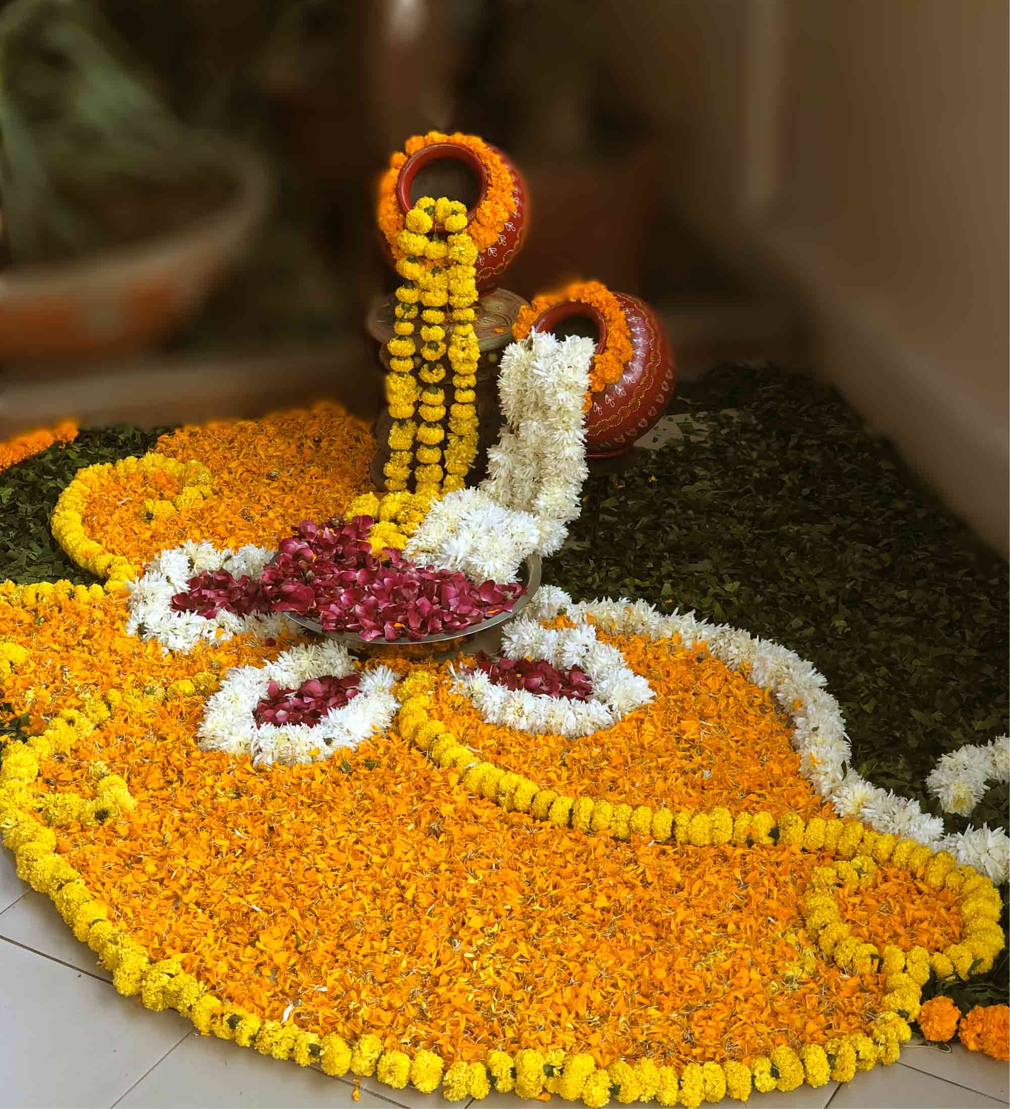 Corner Rangoli Design