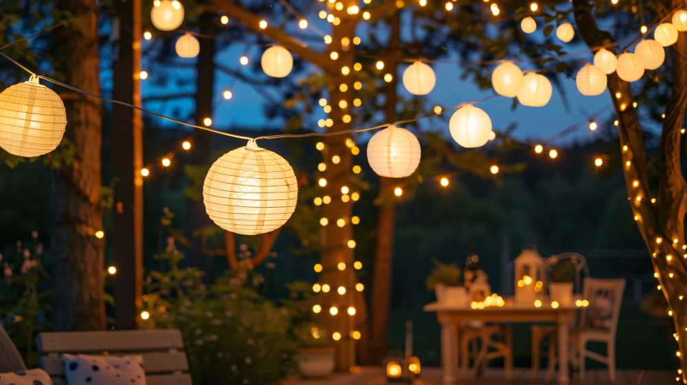 Exterior Diwali Decor - Garden