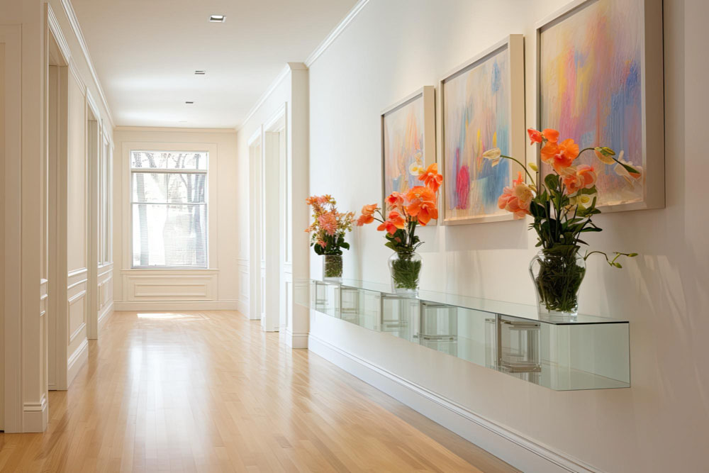 Flower Décor for Foyer space