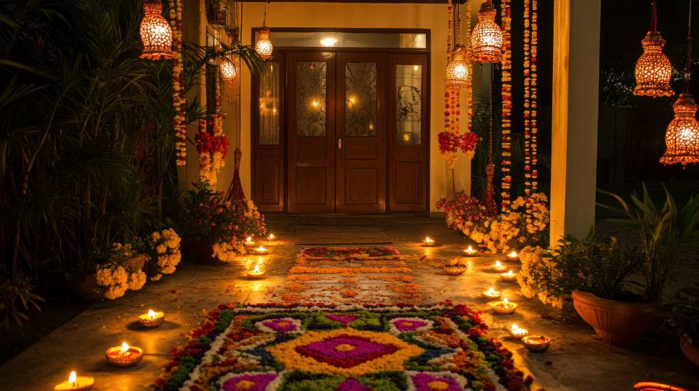 Main Door Decoration for Diwali