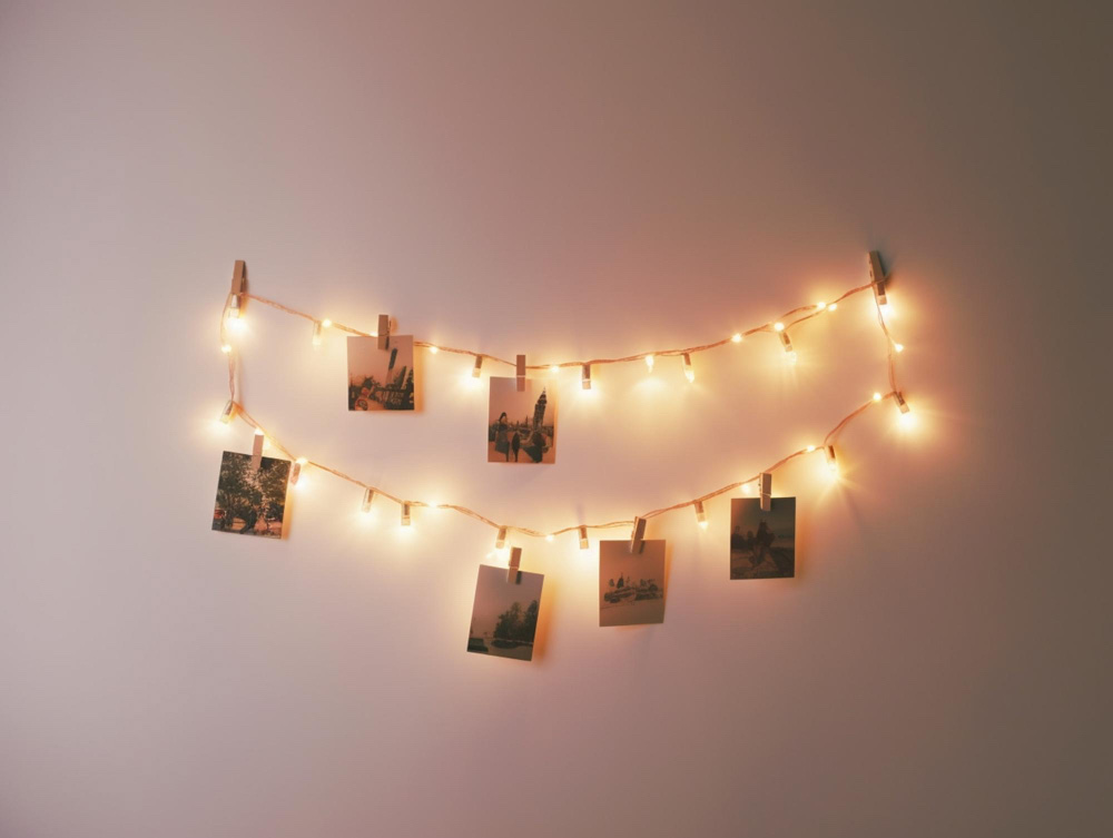 Photo hanger Diwali lighting