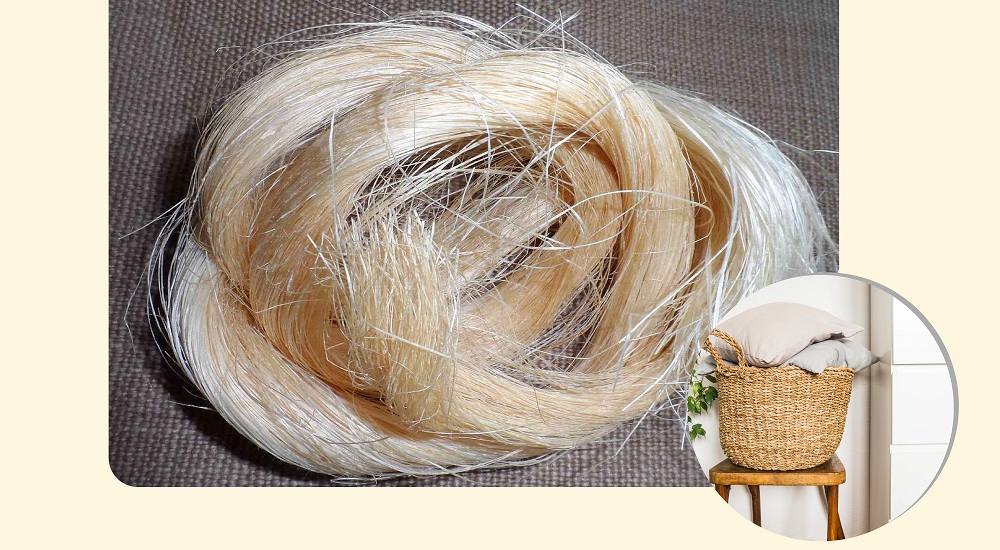 Abaca natural fiber material Abaca natural fiber material
