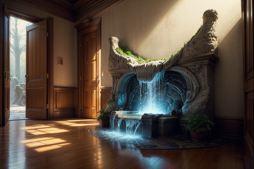 An Immersive Water Feature for You to Relax An immersive water feature for you to relax