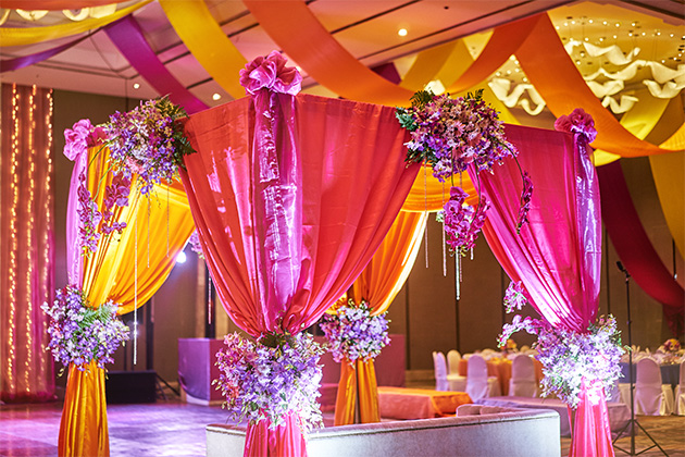 Backup Plan - Indoor Wedding Arrangement