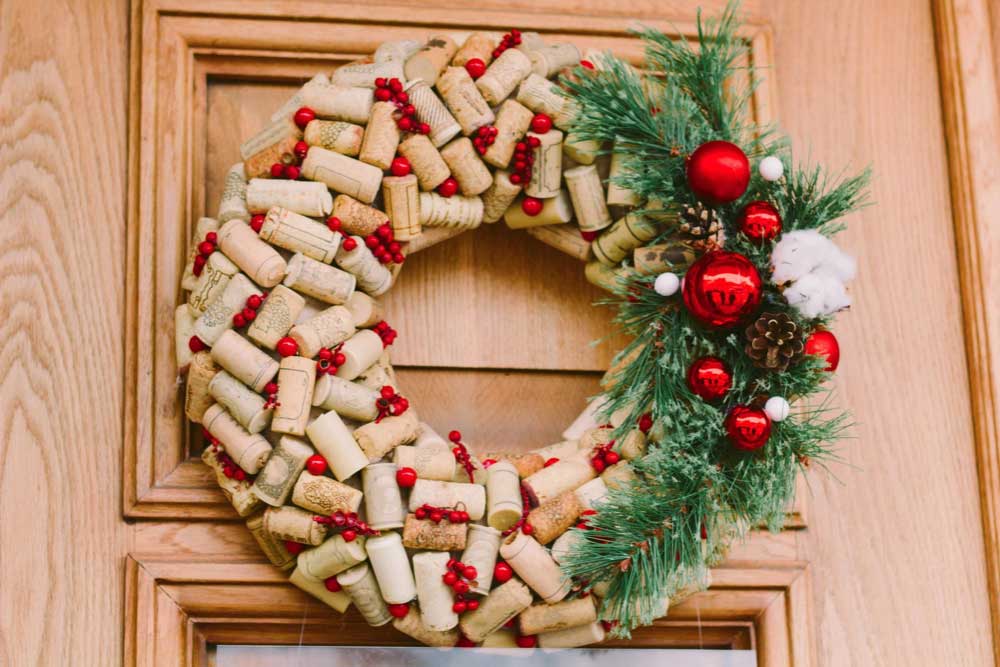 Bottle Corks Wreath