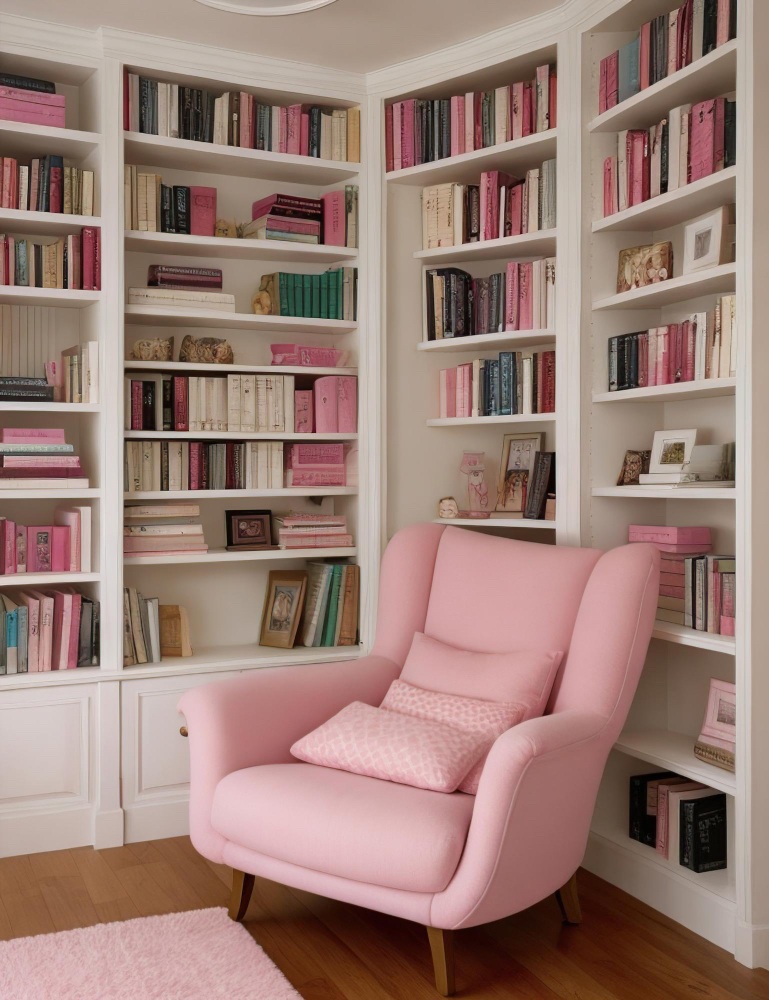 Comfortable Chair At Reading Nook