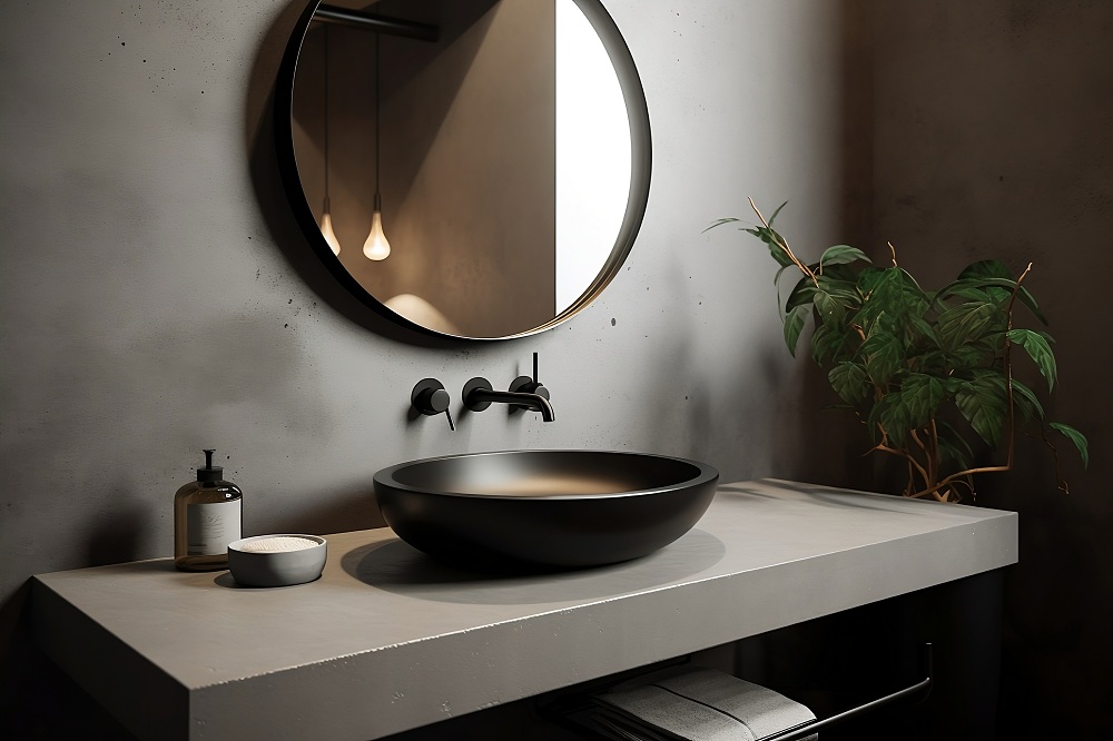 Concrete Basin Countertop