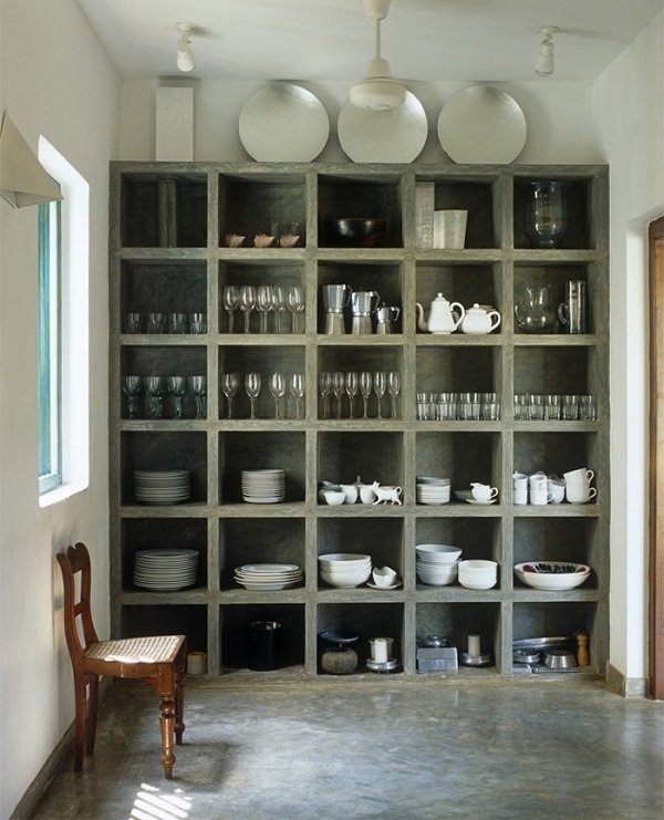 Concrete Inbuilt Storage Units