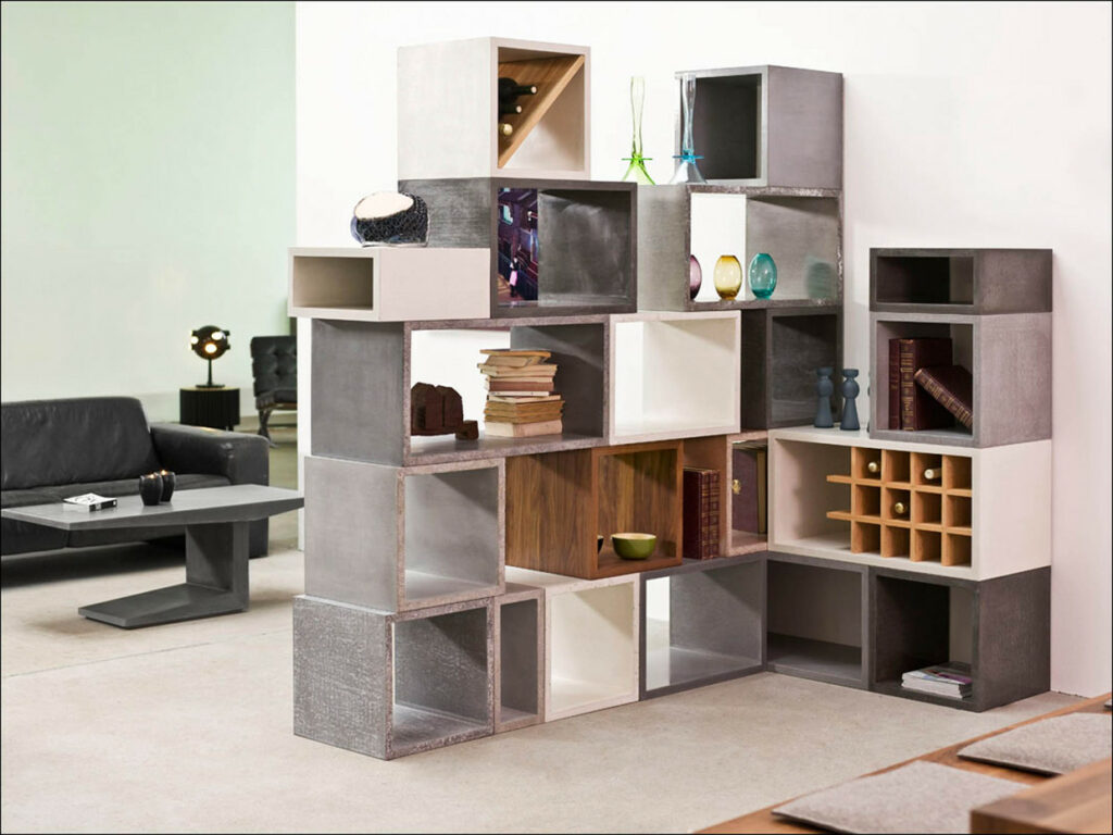 Concrete Storage Shelves