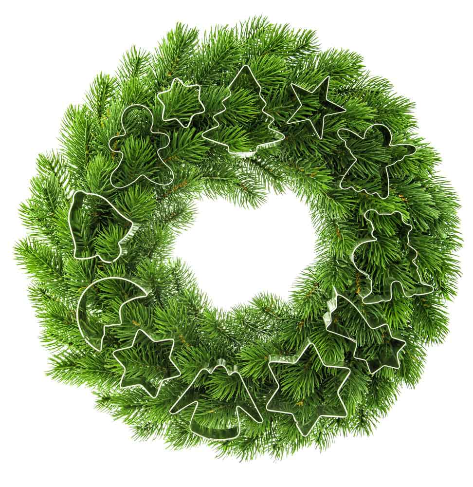 Cookie Cutter Wreath