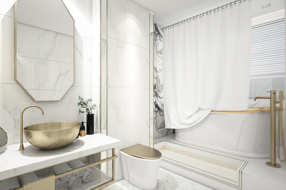 Creative Bathroom Curtains
