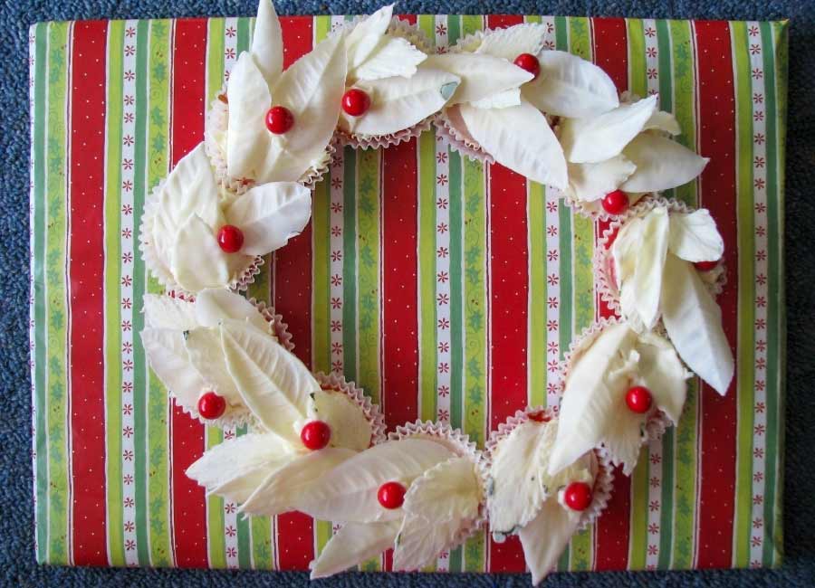 Cupcake Liner Wreath