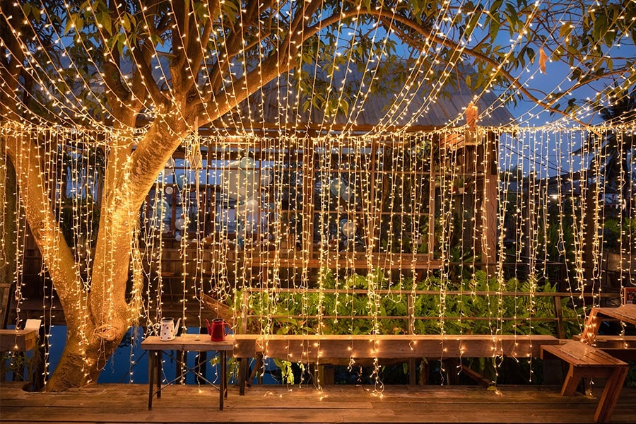 Glowing Home Outdoor Wedding Venue