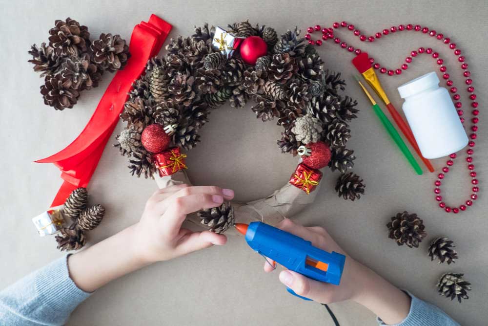 Hand made Christmas Wreath for front door