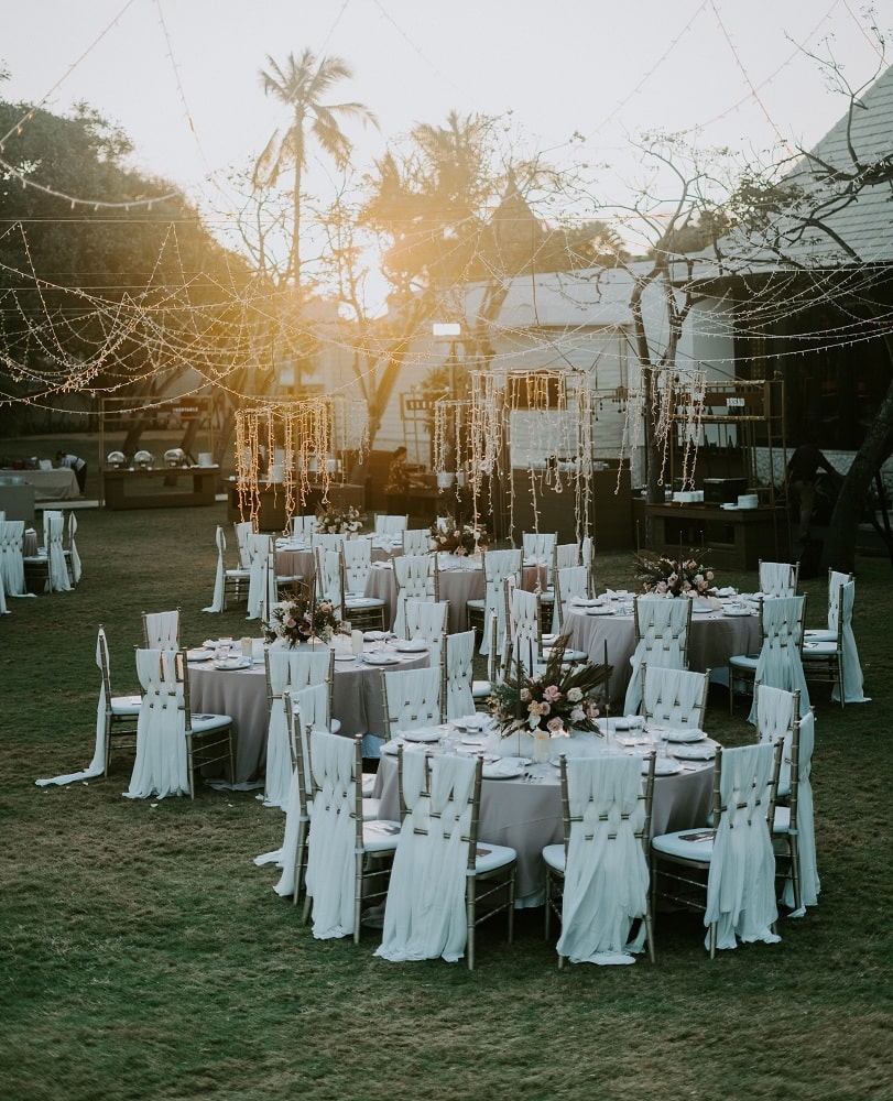 Image Shows Arrangement of Table and Chairs for Food