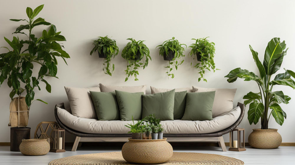 Indoor Plants in Rental Apartment