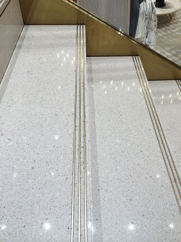 Inlays in Granite Stairs Inlays in Granite Stairs