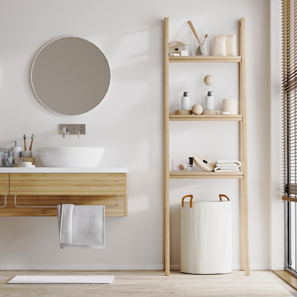 Innovative Towel Bar Placement