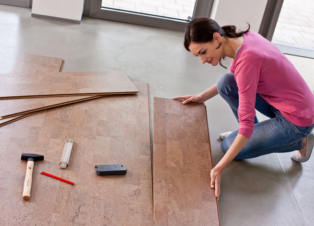 Installing Cork Planks Installing Cork Planks