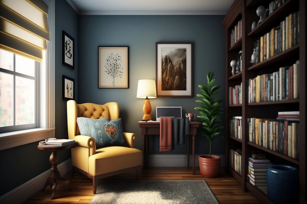 Isolated Reading Nook