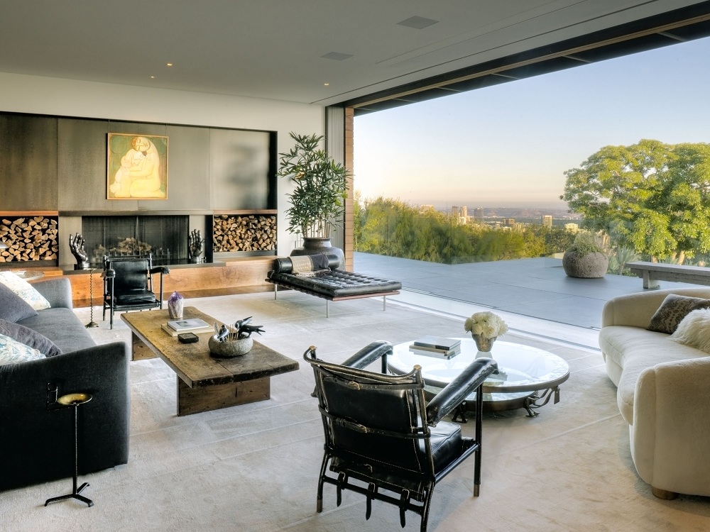Jennifer Aniston house Bel Air, Living room Jennifer Aniston house Bel Air, Living room