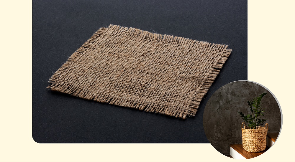 Jute natural fiber material Jute natural fiber material
