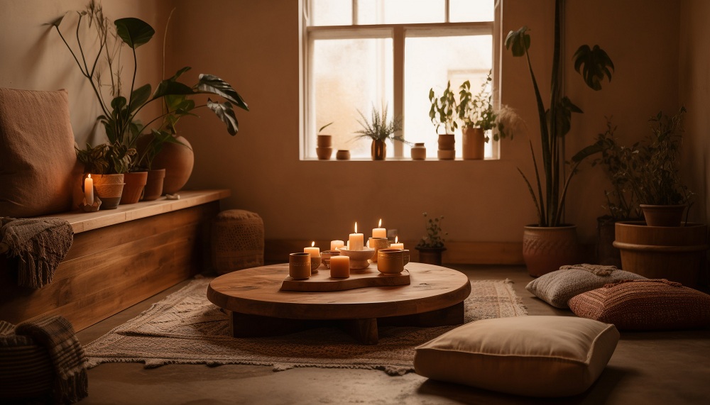 Keep Space for Meditation Clutter-Free Keep Space for Meditation Clutter-Free