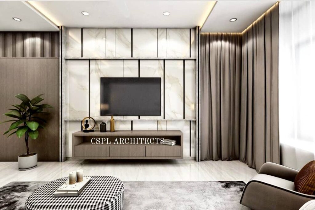 Lavish Contemporary Living Room - 1
